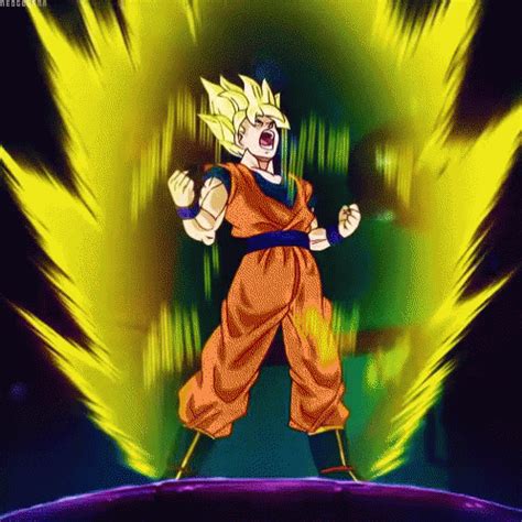 super saiyan 3 gif|super saiyan 3 goku gif.